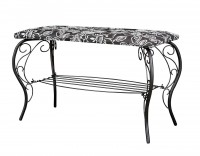 Кованая банкетка в прихожую Грация 685