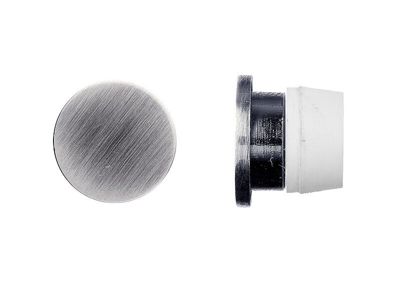 Т 10 - Заглушка для рейлингов хромированая обычная (пара)