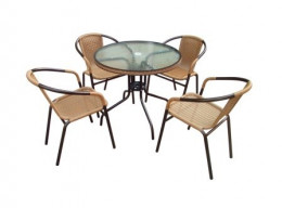 Комплект плетеной мебели  TLH-037/087-80