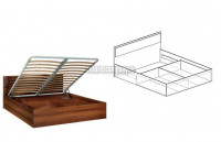 Кровать Линда ширина 1.5 м