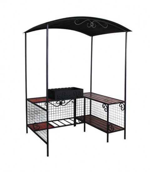 Беседка с мангалом Арула-20