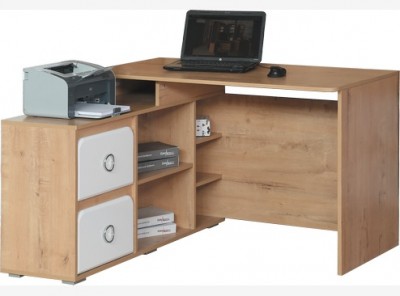 Модуль № 2** Стол компьютерный угловой (Левый) Скай 65 см