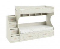 Двухъярусная кровать   Лючия ТД-235.11.01 Кровать 2х ярусная с лестницей