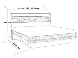Двуспальная кровать Милана Двуспальная кровать Аризона
