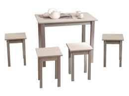 Обеденная группа для столовой и гостиной Топаз + 4 Каппа