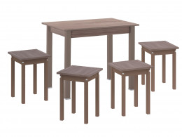 Обеденная группа для столовой и гостиной Топаз + 4 Каппа