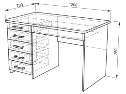 Комплект детской мебели К1Манхэттен.1569