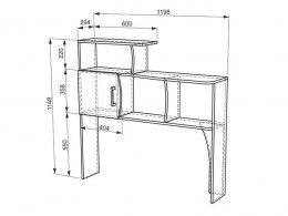 Комплект детской мебели К1Манхэттен.1569