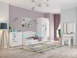 Детская кровать МебельСон Гламур