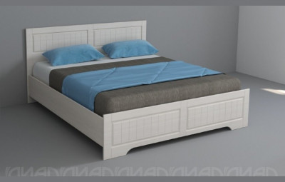 КЭТ-6 Кантри Кровать 140, с настилом ЛДСП