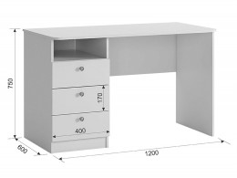 Письменный стол МебельСон Гламур