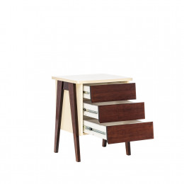 Тумбочка Leset "Сканди" 3 ящ.