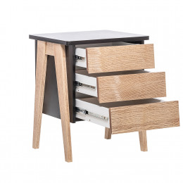 Тумбочка Leset "Сканди" 3 ящ.