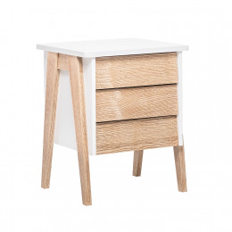 Тумбочка Leset "Сканди" 3 ящ.