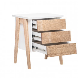 Тумбочка Leset "Сканди" 3 ящ.