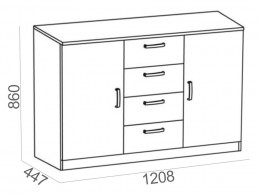 Комод  Лофт