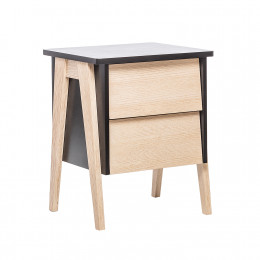 Тумбочка Leset "Сканди" 2 ящ.