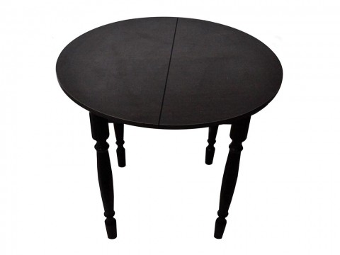 Стол круглый раздвижной СМ ДСП венге