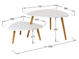 Журнальный столик  Стилгрей