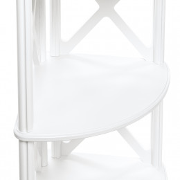 Этажерка-стеллаж Leset "Джульетта-2" угловая