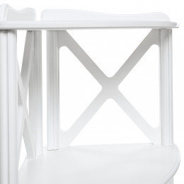 Этажерка-стеллаж Leset "Джульетта-2" угловая