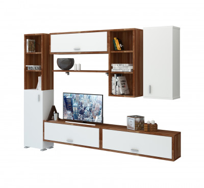 Стенка в гостиную Латте Лофт 2