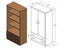Модульная детская Соня 1+2+3