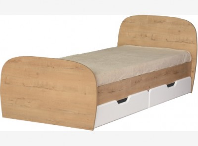 Модуль № 13  Кровать с ящиками Скай 96 см