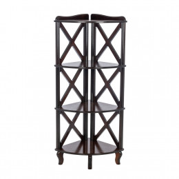 Этажерка-стеллаж Leset "Джульетта-3" угловая