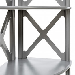 Этажерка-стеллаж Leset "Джульетта-3" угловая