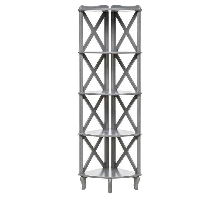 Этажерка-стеллаж Leset "Джульетта-4" угловая