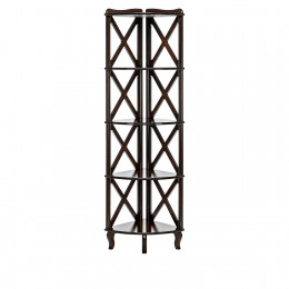 Этажерка-стеллаж Leset "Джульетта-4" угловая