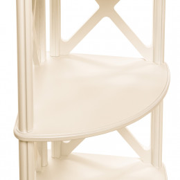 Этажерка-стеллаж Leset "Джульетта-4" угловая