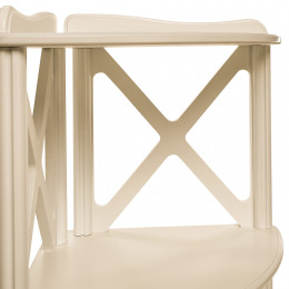 Этажерка-стеллаж Leset "Джульетта-4" угловая