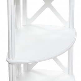 Этажерка-стеллаж Leset "Джульетта-4" угловая