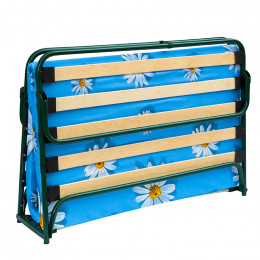 Стальная раскладушка на ламелях  Валенсия 120 ЛЛКР-06