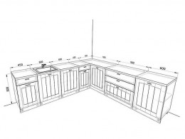 Кухня Мишель 2,7 метра