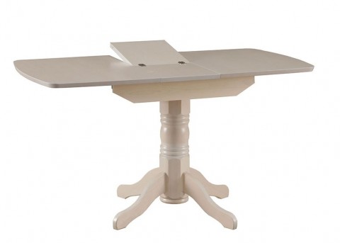 Кухонный стол обеденный раздвижной овальная крышка массив