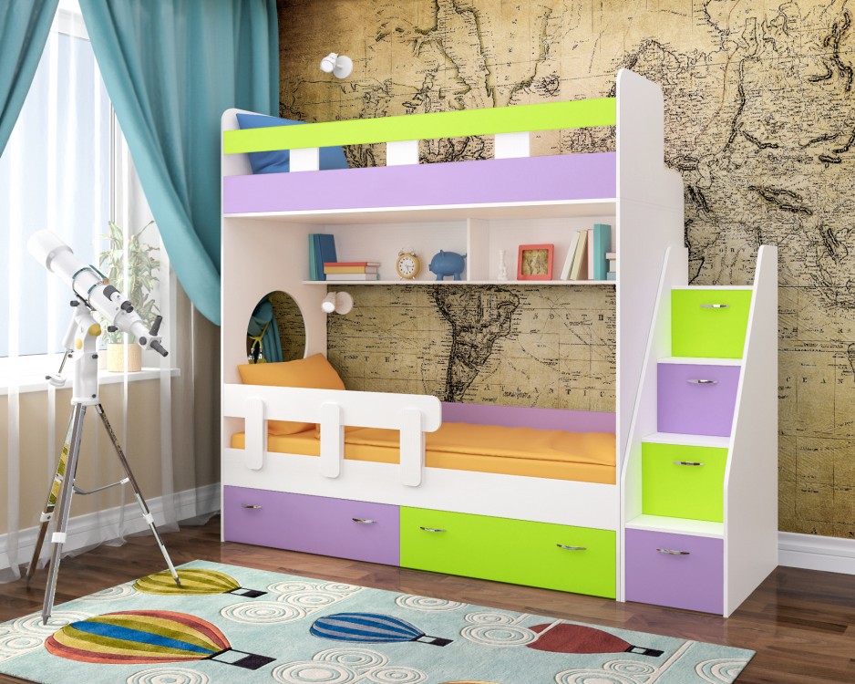 Кровать двухъярусная  Юниор 1
