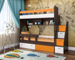 бодего/белое дерево-оранжевый