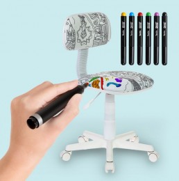 Детское компьютерное кресло Бюрократ CH-W201NX