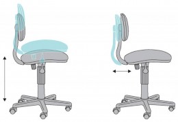 Детское компьютерное кресло Бюрократ CH-W201NX