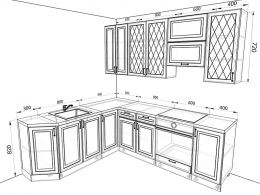 Кухня Ницца 2,3 метра