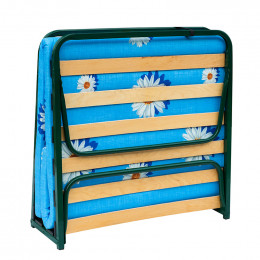 Стальная раскладушка на ламелях  Марсель ЛЛКР-02