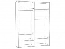 Шкаф распашной  4-х створчатый Камея