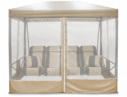 Беседка Премиум со столиком (бежевая) (Код: 2017-БС-61)