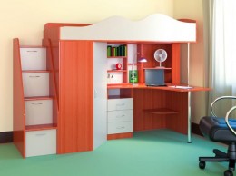 вишня/белое дерево