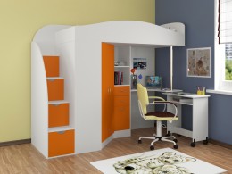 Детская кровать-чердак Теремок-1Гранд