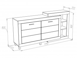 Гостиная НК-Мебель Генезис