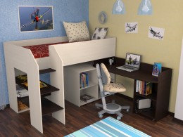 Детская кровать-чердак Теремок-2 Texno